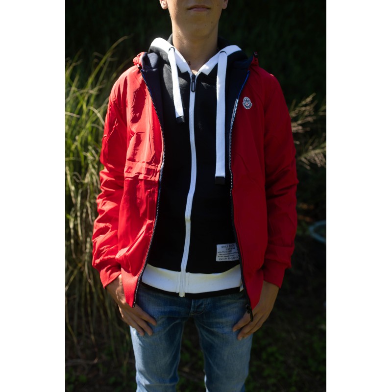 Veste Rouge homme test 23